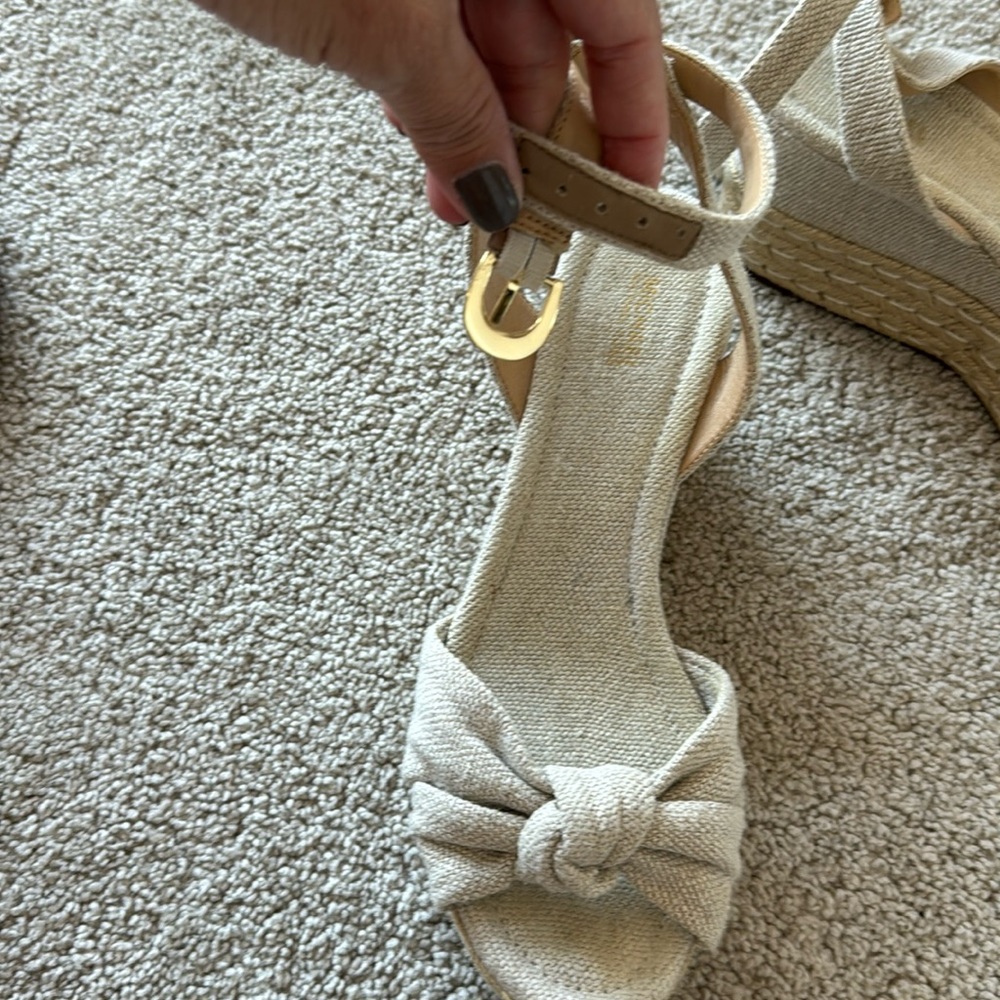 Wore these wedges maybe 2 times . They are-comfortable. .